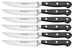 Wüsthof Classic Steakmessenset Messenstaal 6 Stuks