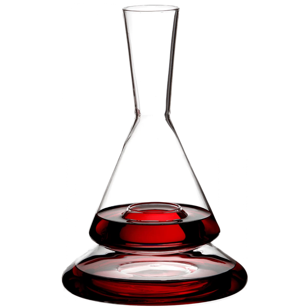 Zieher Doppio Decanteerkaraf 2-laags 1,75 Liter Glas